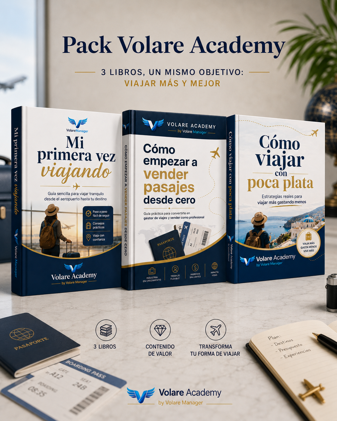 Pack completo Volare Academy